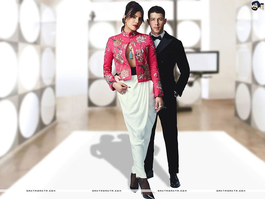 Priyanka Chopra & Nick Jonas heat up the 2021 BAFTAs while dressing up perfectly, priyanka chopra 2021 HD wallpaper