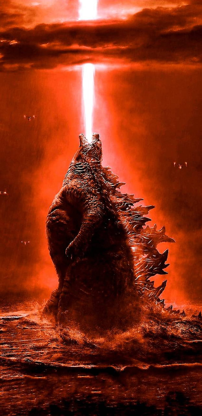 nükleer Godzilla HD telefon duvar kağıdı