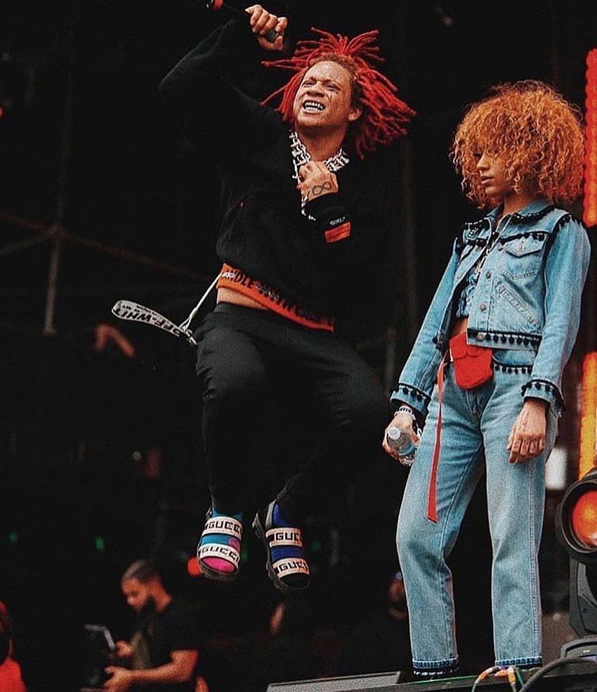 Trippie Redd & Angvish aka Ayleks // @KRAZYKBIN ⛈⚡️ HD phone wallpaper ...