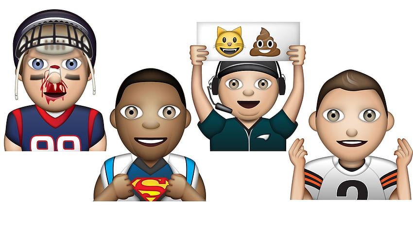 Fantasy Football Stars as Emojis, cartoon nfl players HD wallpaper