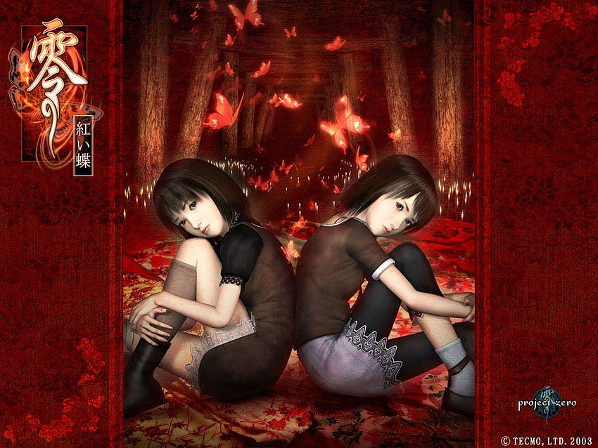 Fatal Frame 2: Crimson Butterfly Wii Edition, fatal frame 2 ผีเสื้อสีแดงเข้ม วอลล์เปเปอร์ HD
