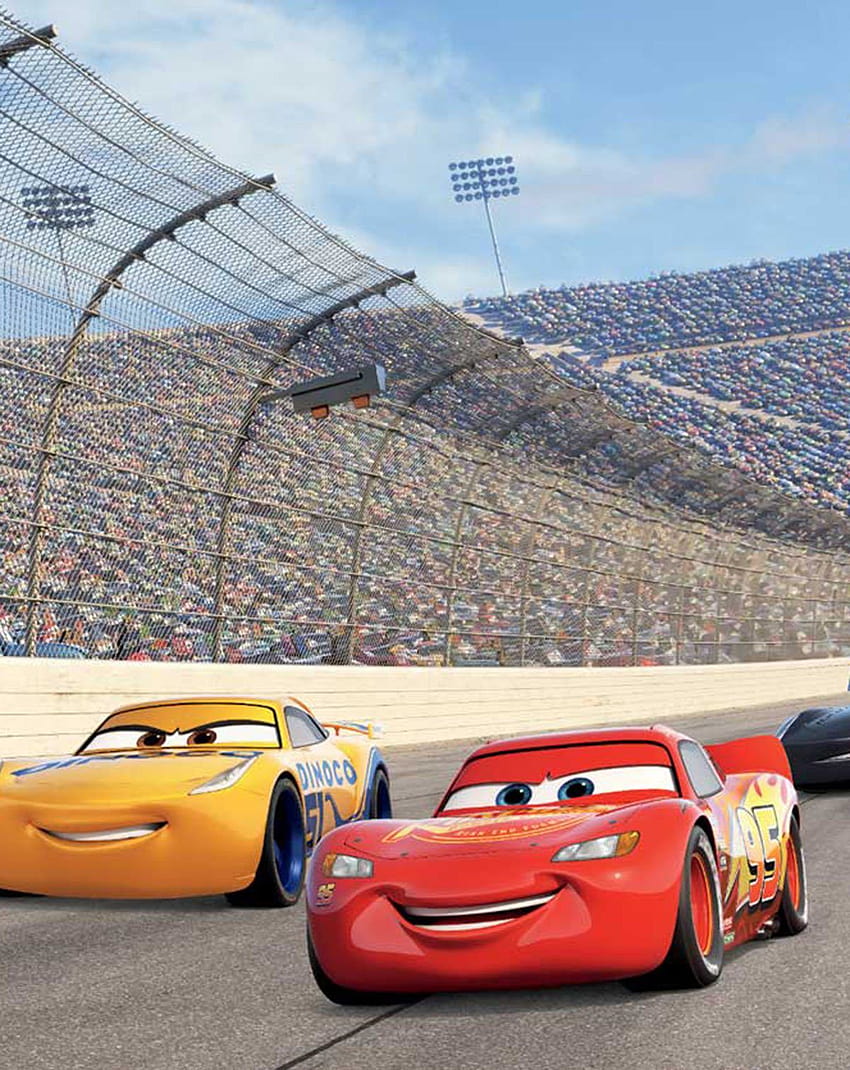 Disney / Pixar Cars Piston Cup Racing Peel & Stick Removable Mural HD phone wallpaper