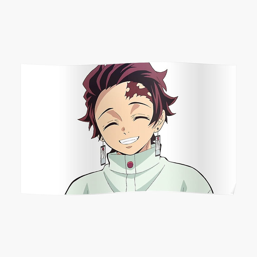 Tanjiro Warm Smile Demon Slayer Tanjiro Smiling, Face, Person, Head, Label  Transparent Png – Pngset HD phone wallpaper