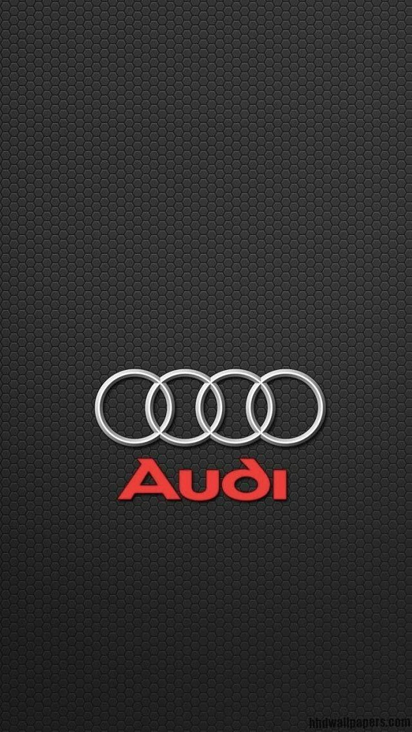 Audi Logo Mobile, téléphone avec logo Audi Fond d'écran de téléphone HD