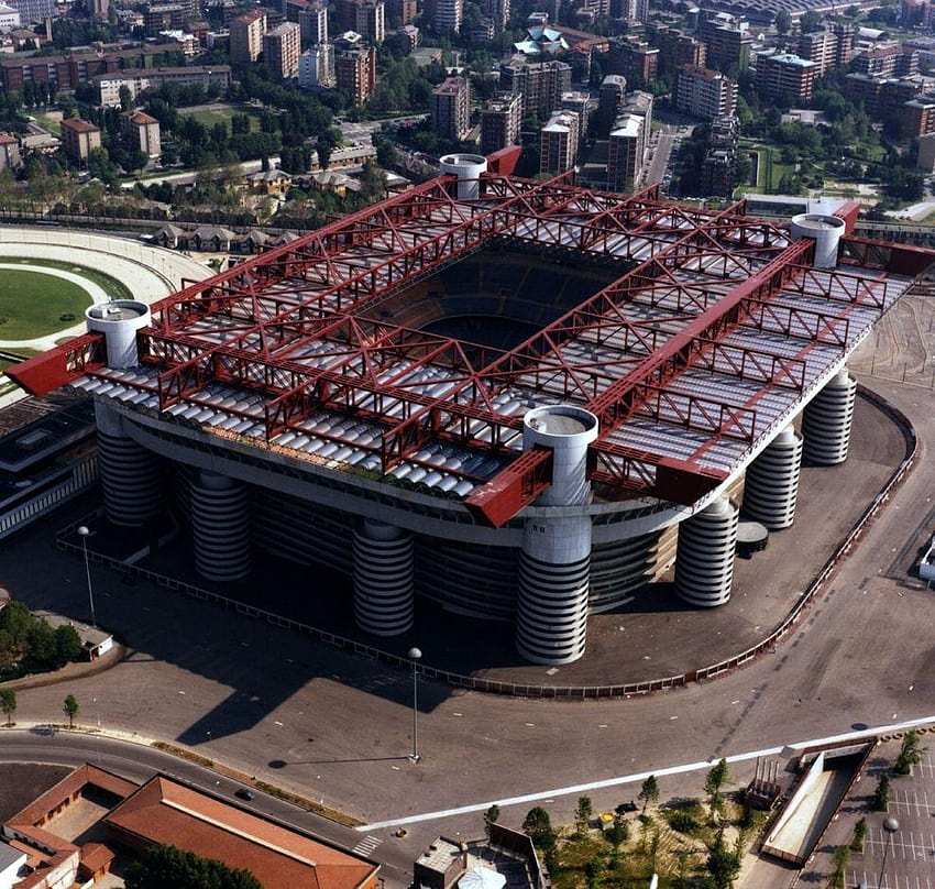 Estadio San Siro, Milán, Italia Superficie Hierba natural HD wallpaper