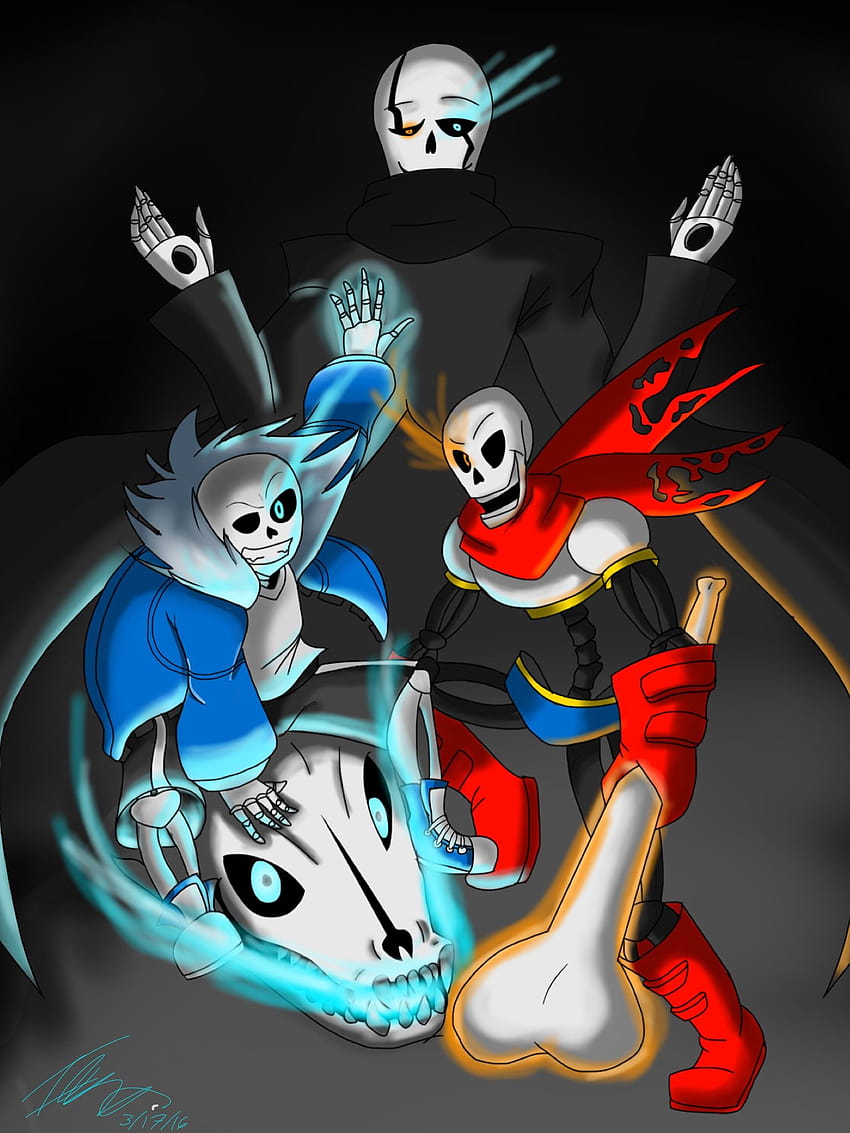 Sans posted by Sarah Simpson, disbelief papyrus HD phone wallpaper