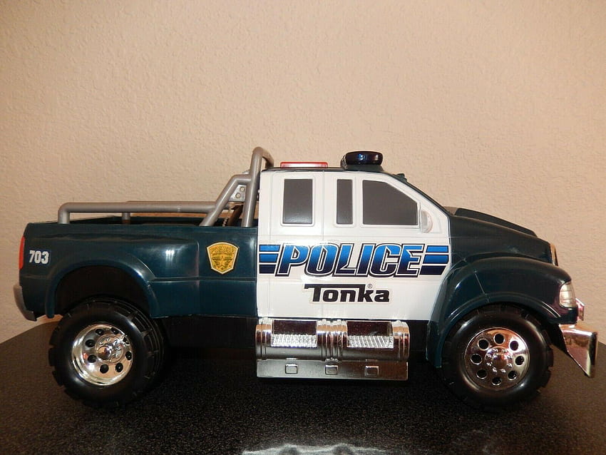 TONKA RESCUE FORCE 경찰 픽업 트럭 LIGHTS & SOUNDS 포함 12인치, 스왓 트럭 HD 월페이퍼