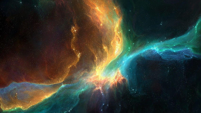 Outer Space Nebula 2 HD wallpaper