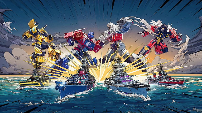 World of Warships Transformers, World of Warships, World of Warships Legends, Wargaming, Azur Lane, 背景 高画質の壁紙