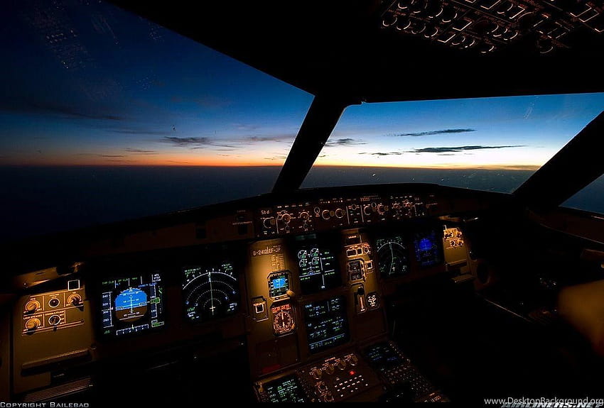 Arrière-plans du cockpit de l'Airbus A320, cockpit d'airbus Fond d'écran HD