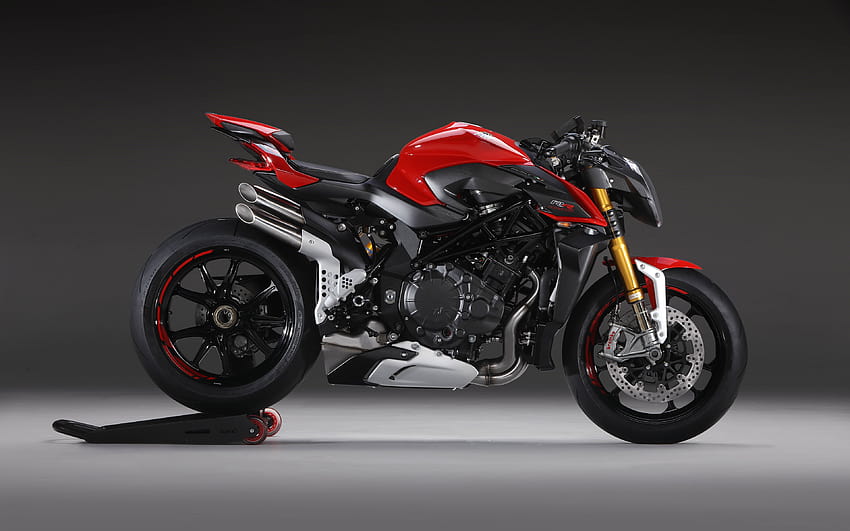 MV Agusta Brutale 1000 RR, side view, 2021 bikes, superbikes, red motorcycle, MV Agusta with resolution 3840x2400. High Quality, mv agusta brutale 1000 2022 HD wallpaper