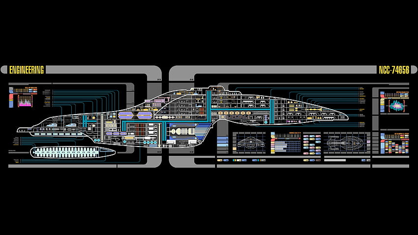 Star Trek, USS Voyager, LCARS / y móvil fondo de pantalla