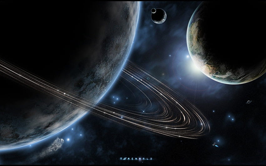 Planety science-fiction Tapeta HD