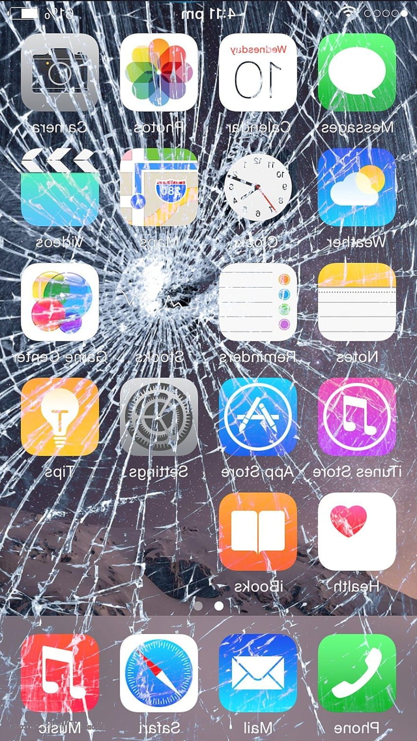 Prank Broken Screen ~ Fresh Ideas, cracked iphone screen HD phone wallpaper  | Pxfuel