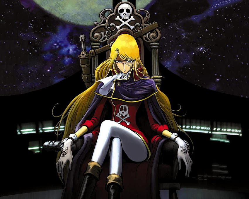 Space Pirate Captain Harlock High Quality pirate queen HD wallpaper   Pxfuel