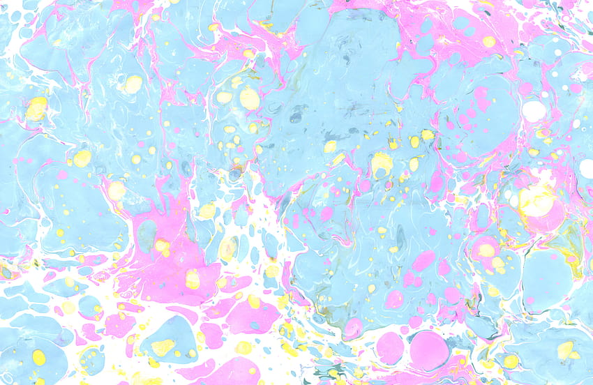 Pink & Blue Pastel Marbled Mural, blue and purple marbled HD wallpaper