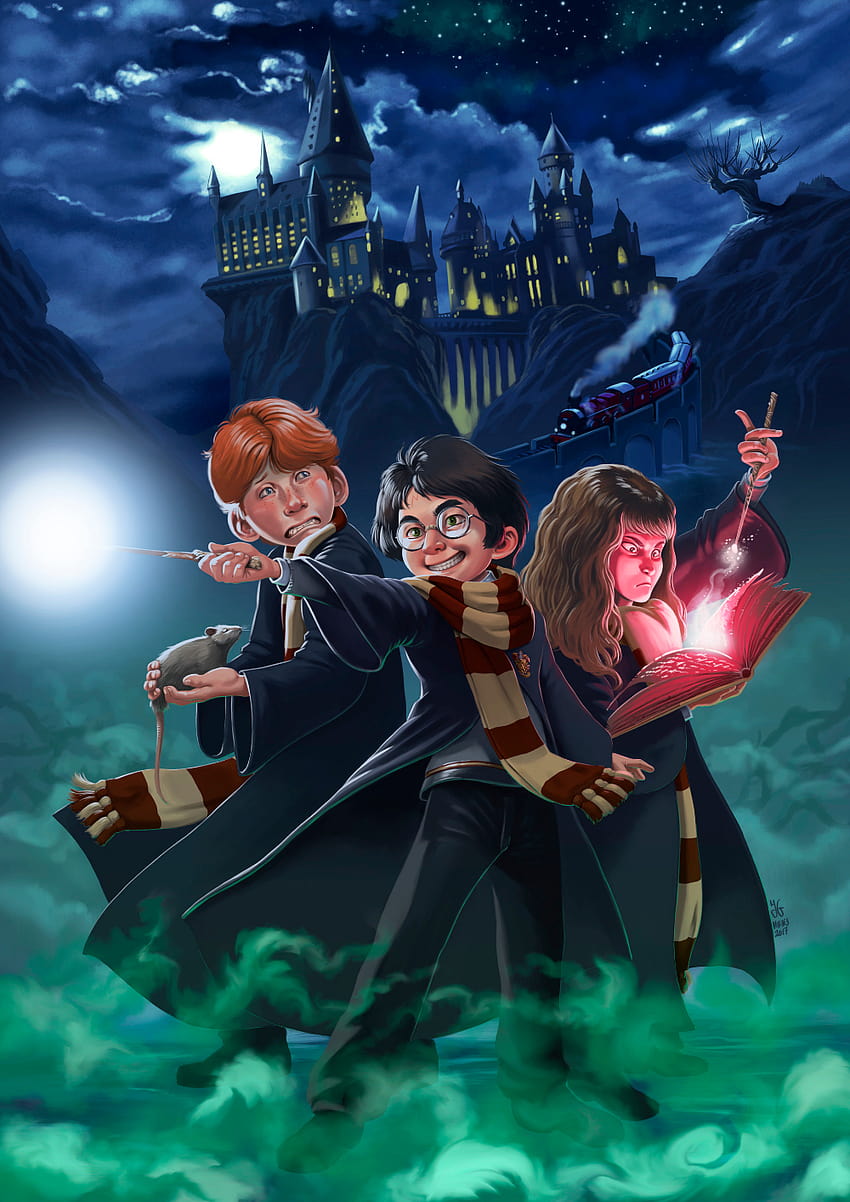 Harry potter animated art HD wallpapers | Pxfuel