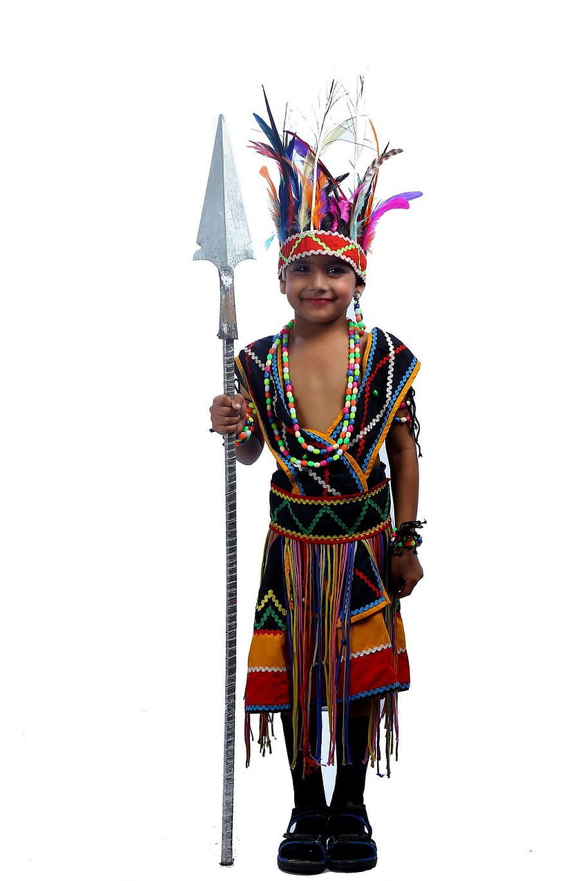 Tribal Adivasi Boy Fancy Dress Costume ...pinterest HD тапет за телефон