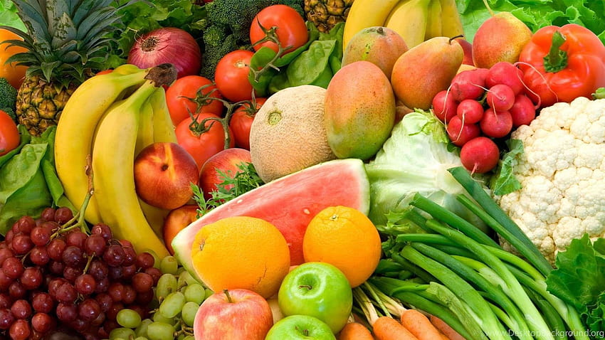 Fruits And Vegetables Backgrounds, nutrition HD wallpaper