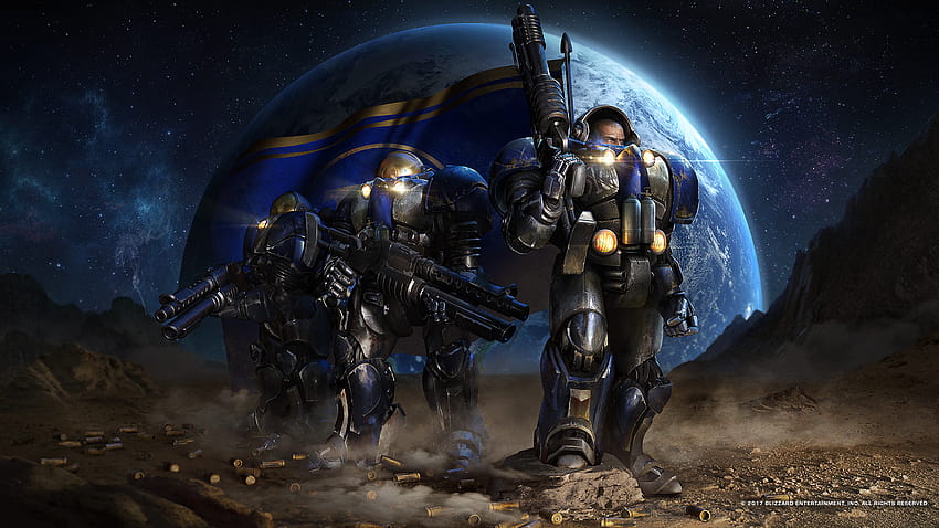 StarCraft: Remasterizado, Terran de StarCraft fondo de pantalla