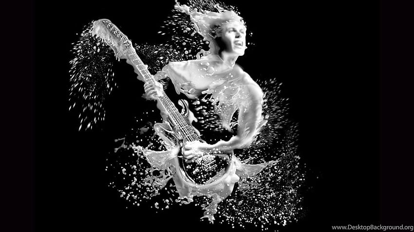 Guitar Digital Liquid Liquid Guitar Player Man Art ... Backgrounds, guitar man HD wallpaper