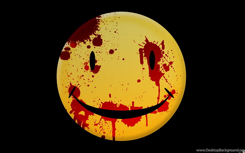 Smiley Face Dark Horror Mood Blood Backgrounds, darah gelap Wallpaper HD
