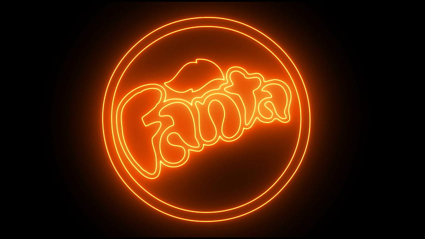 Fanta Glow Logo Live HD wallpaper