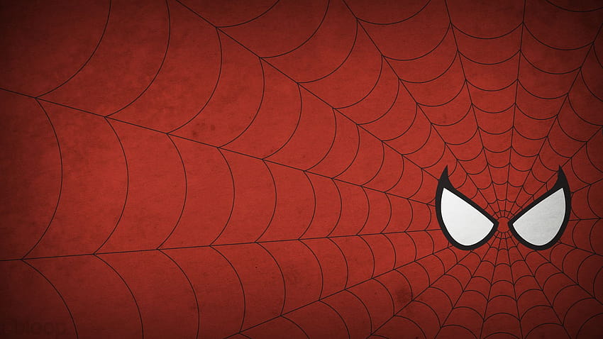 Spiderman Minimal, Spiderman minimalistischer Laptop HD-Hintergrundbild
