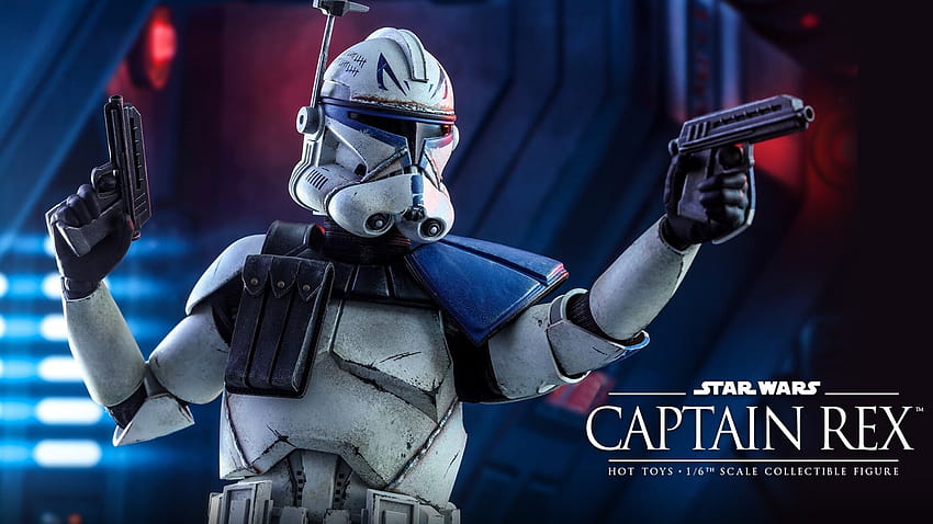 Hot Toys présente sa figurine articulée STAR WARS : THE CLONE WARS Captain Rex, commandant rex Fond d'écran HD