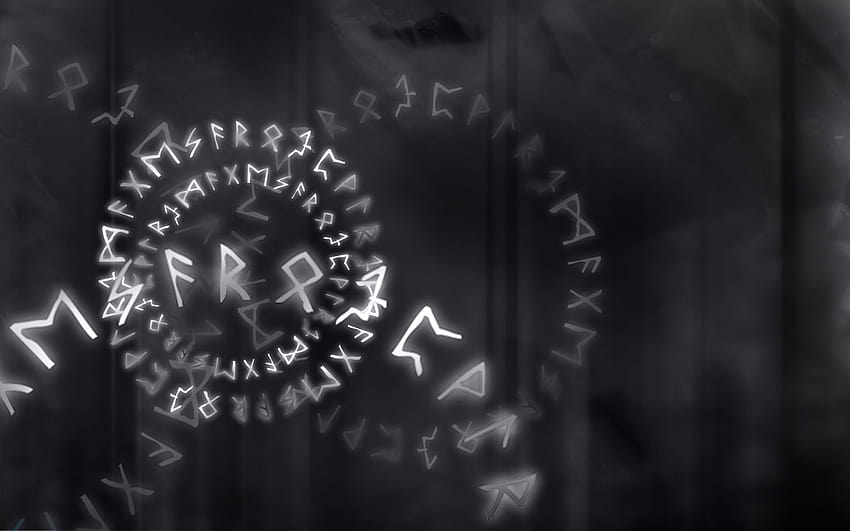 Rune norrene, rune vichinghe Sfondo HD