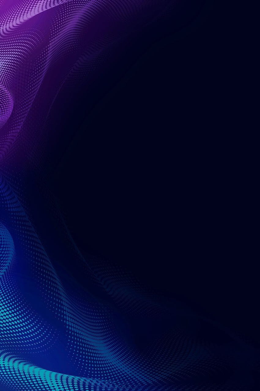 Latar belakang pola halftone ungu dan indigo, halftone abstrak wallpaper ponsel HD
