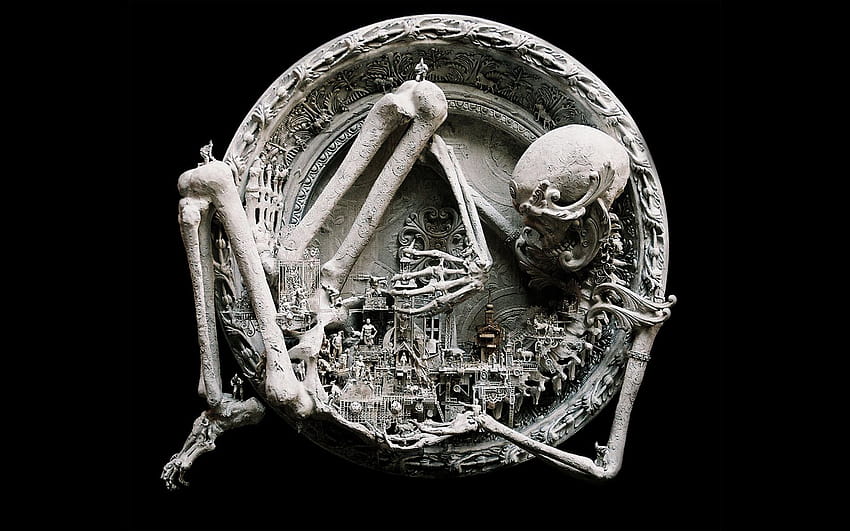 esculturas, esqueletos, kris kuksi ...sf.co.ua, decisión fondo de pantalla