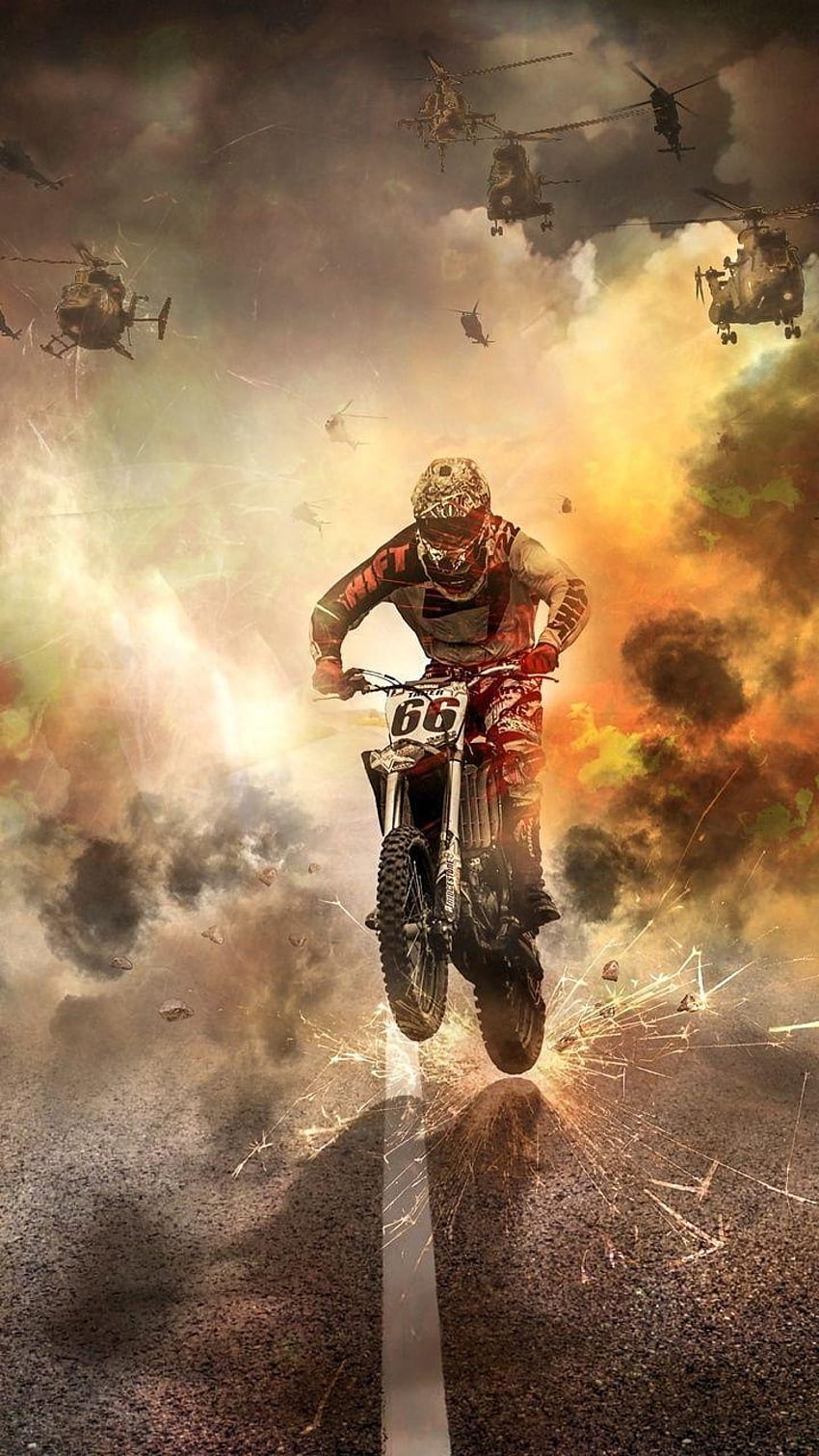 Motocross para Android fondo de pantalla del teléfono