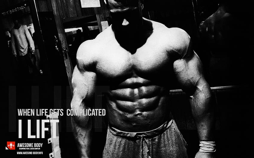 5 Bodybuilding Motivational, bodybuilder logo HD wallpaper