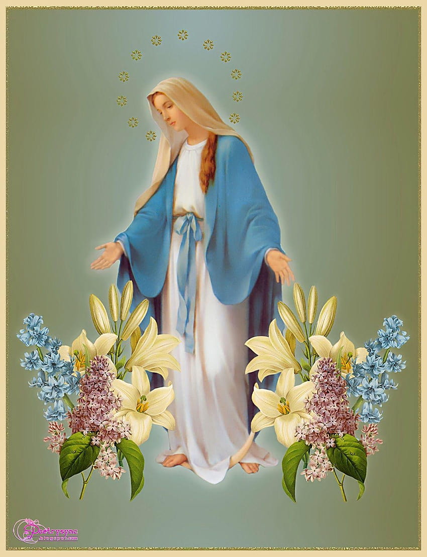 Blessed Virgin Mary, immaculate conception HD phone wallpaper