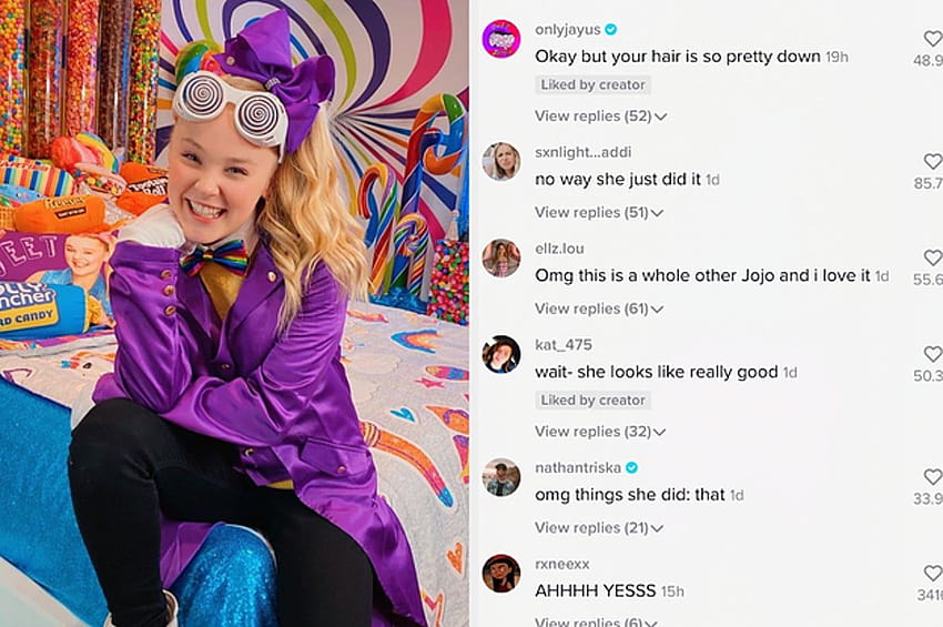 JoJo Siwa Posted A Video Showing Off Her Naturally Wavy Hair For The First Time, onlyjayus HD wallpaper