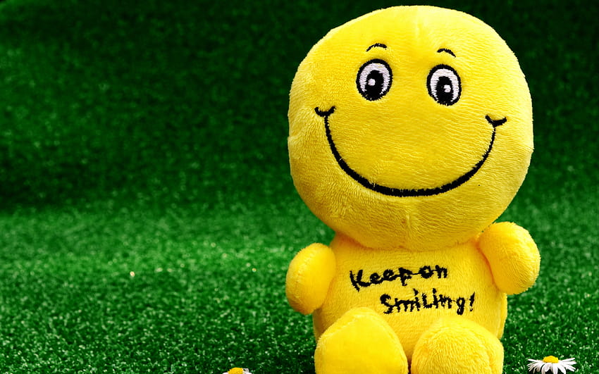 Keep On Smiling, toy, smile, creative with resolution 3840x2400. High Quality, keep smile HD wallpaper