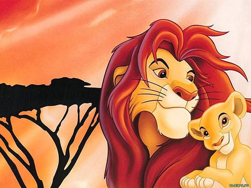 The Lion King Cartoon untuk PC, kartun singa Wallpaper HD
