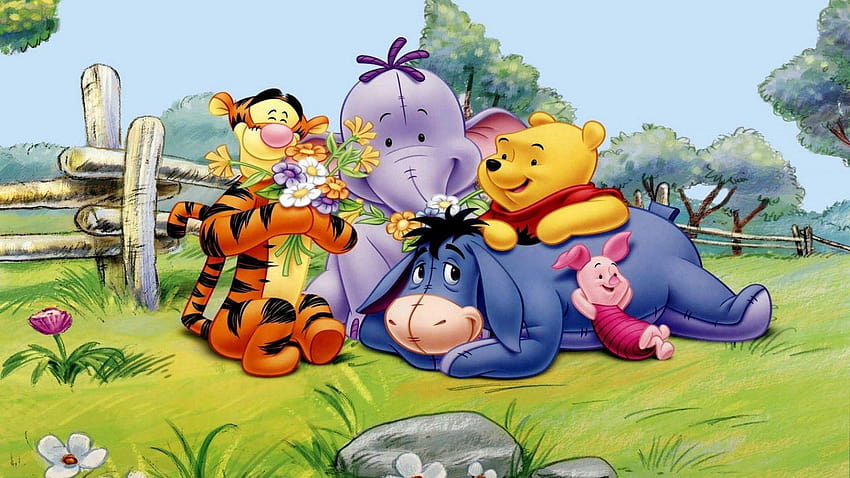 Winnie The Pooh Tigger Eeyore Piglet And Elephant Spring, of pooh HD ...