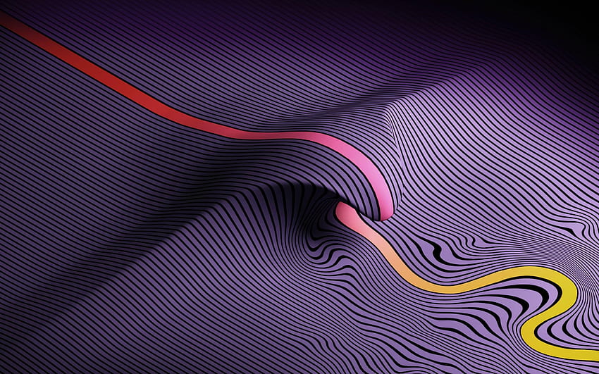 2880x1800 Wavy Lines Abstract Macbook Pro Retina HD wallpaper