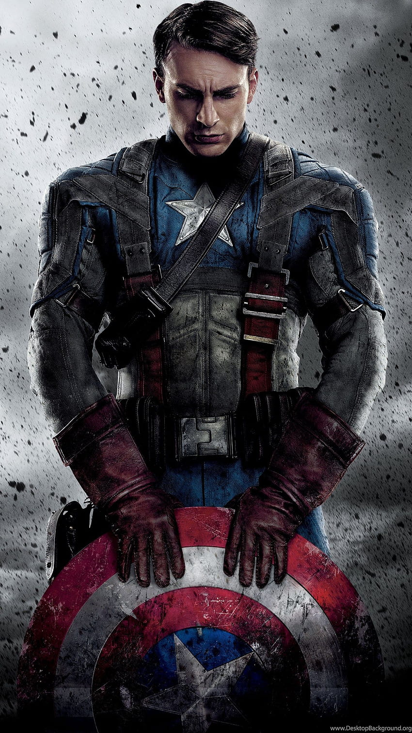 Captain America The First Avenger Tła, Ultra Captain America Android Tapeta na telefon HD