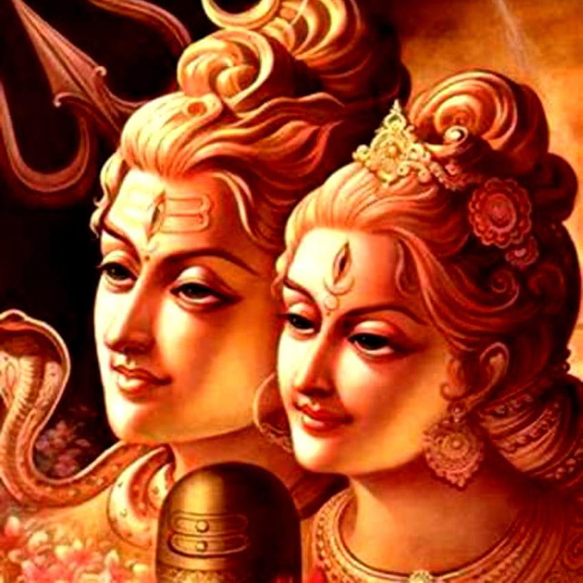 Lord Shiva And Parvati, siva parvathi HD phone wallpaper