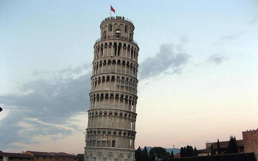 Windows 8 için Eğik Pisa Kulesi İtalya Teması HD duvar kağıdı