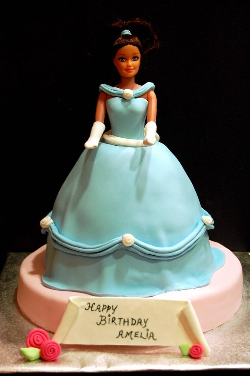 フェアリー バービー ドール ケーキ プリンセス ハウス、 HD電話の壁紙