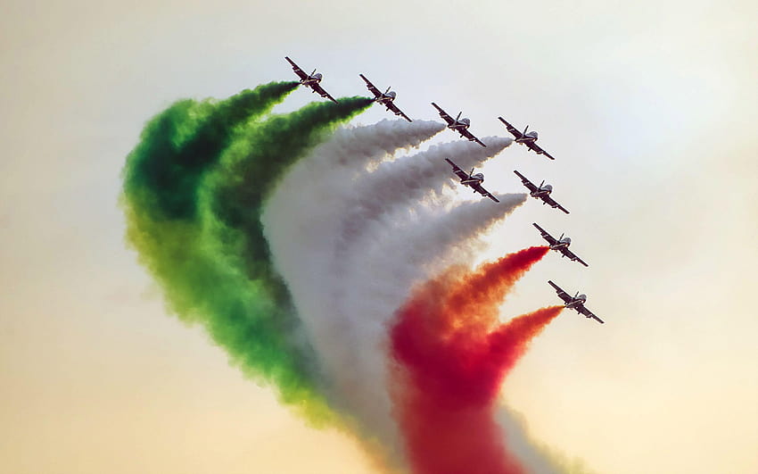 Флаг на авиошоуто на изтребителите на индийските военновъздушни сили, пълно знаме на Индия HD тапет