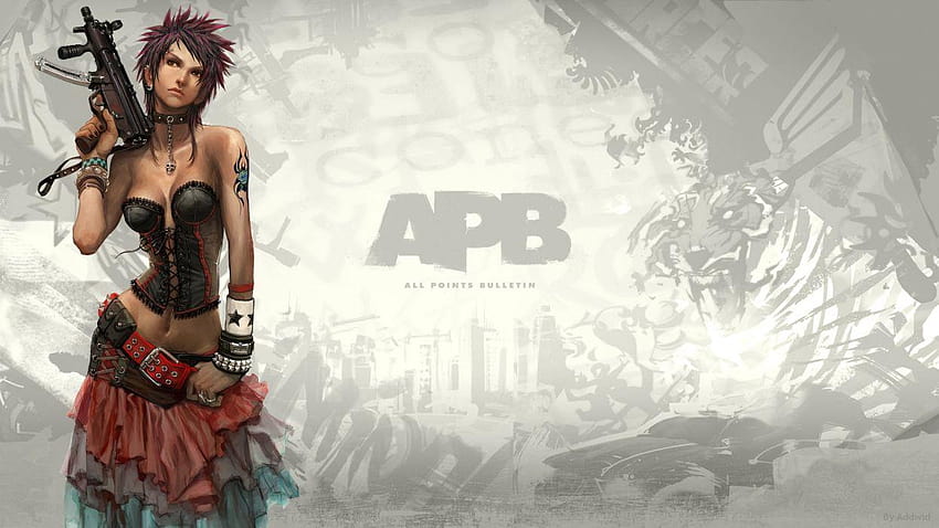 APB All Points Bulletin mmo online action adventure violence shooter HD wallpaper