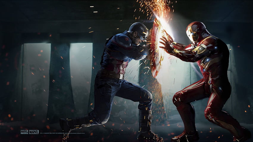 Captain America Civil War, Marvel Captain America Je peux faire ça toute la journée ordinateur Fond d'écran HD