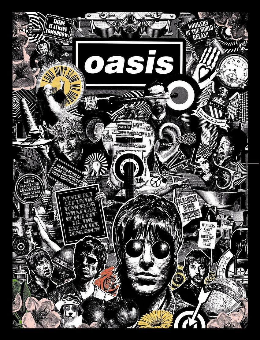 Oasis For mobile, zespół plakatowy Tapeta na telefon HD