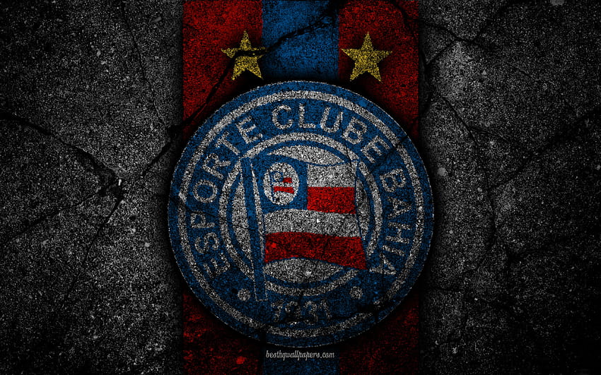 Bahia FC, logo, Brazilian Seria A, soocer, esporte clube bahia HD wallpaper