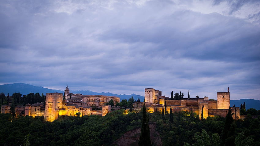 Spain Granada Alhambra Cities 1920x1080 HD wallpaper
